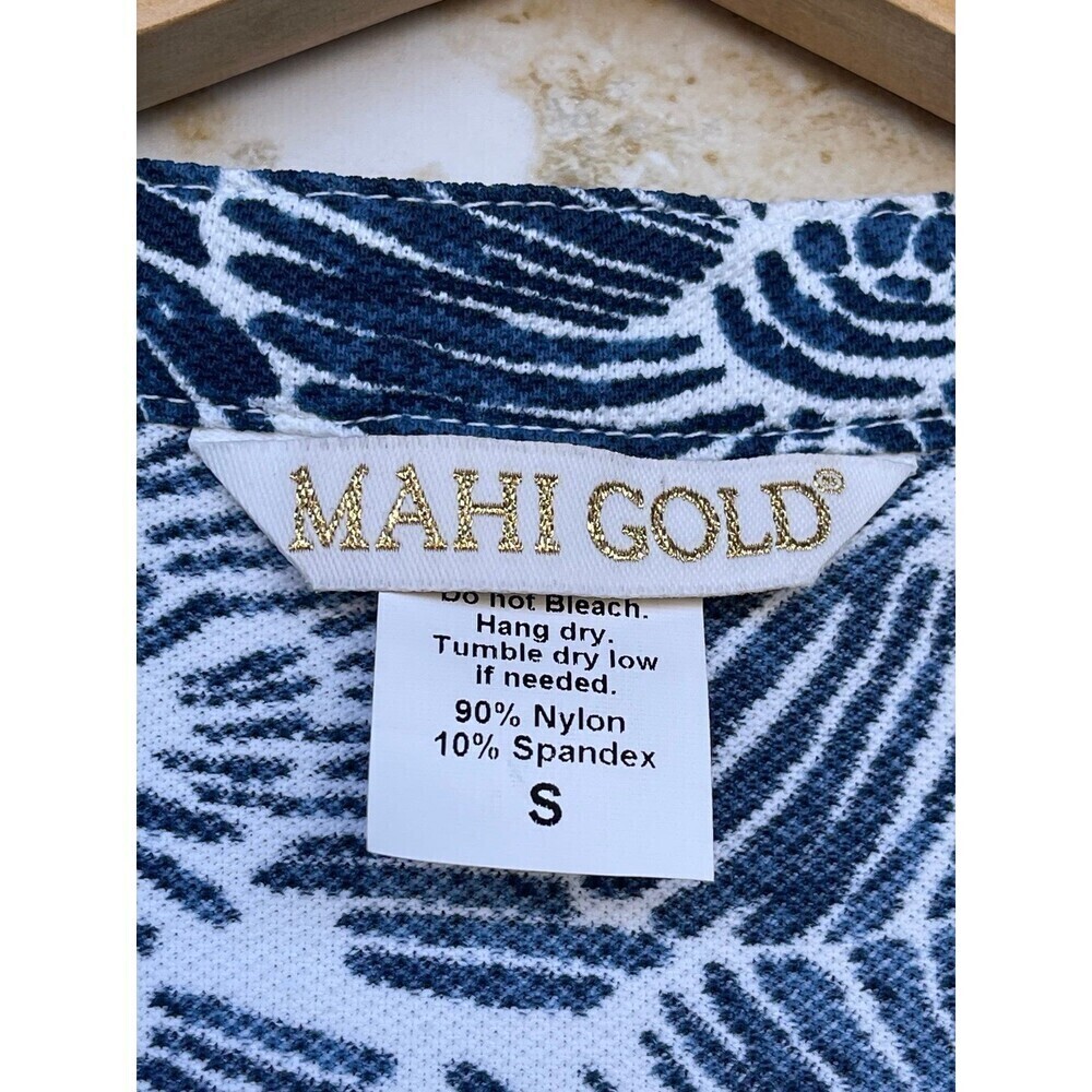 MAHI GOLD Sleeveless Tunic Dress Secret Garden in Monomoy size small - Picture 8 of 8